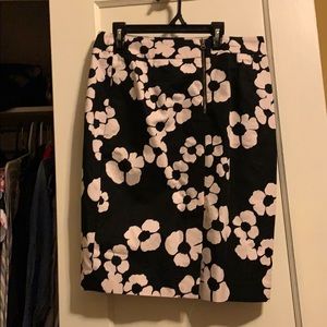 Pink and white rose skirt